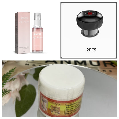 Elektrisk vakuumkoppning massagekroppskoppar anti-celluliter terapimassageapparat för kropp elektrisk guasha skrapning fettförbränning bantning