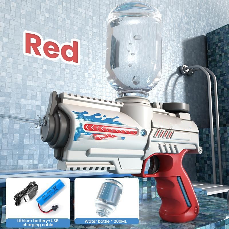 Sommarvattenpistol Högteknologisk automatisk vattenblötläggningspistol Stor kapacitet Barn Vuxen Sommarpool Strand Utomhusleksak