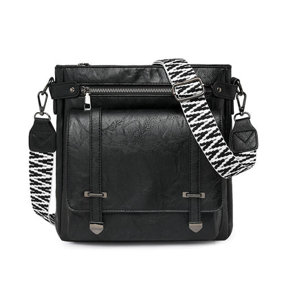 Damväska med axelväska och stor kapacitet, flera fickor