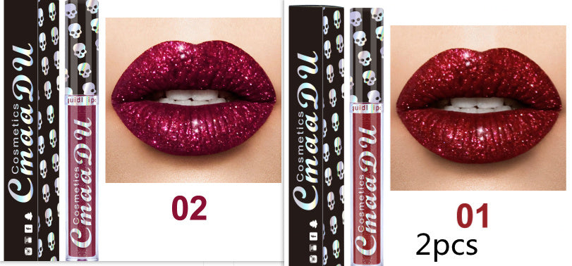 Metallisk läppglans