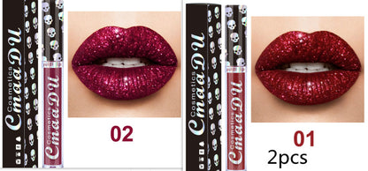 Metallisk läppglans