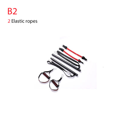 Body Workout Trainerstång med motståndsband Gummispännen