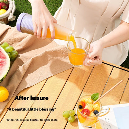 Bärbar elektrisk juicepress juicemixer