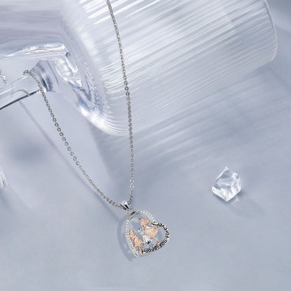 Kärlekshänge Systrar Halsband För Flickvänner Ornament