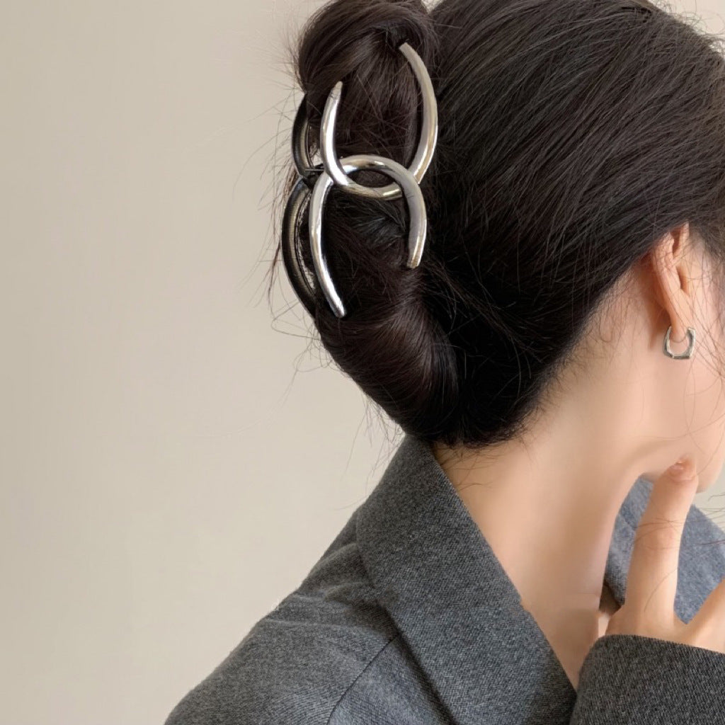 Överdimensionerade Pearl Wave Grip-huvudbonader för kvinnor