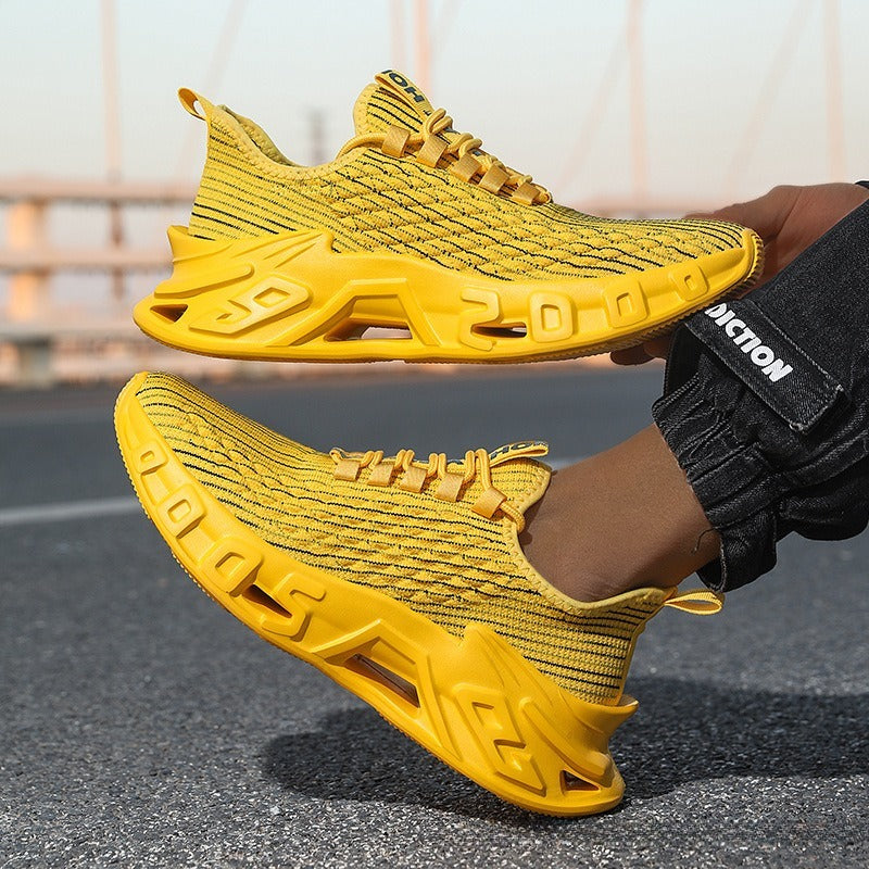 Plus Size Andningsbar Mesh Yta Populära Fritidssporter Löparskor Herrskor