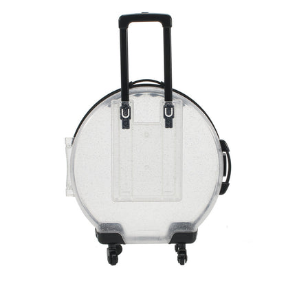 Barnens enkla tecknade mini-resväskeformade förvaringslåda