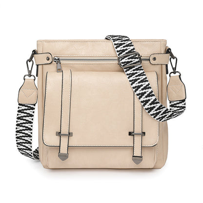 Damväska med axelväska och stor kapacitet, flera fickor