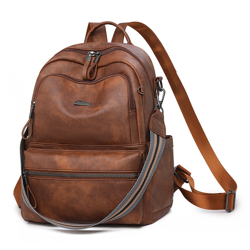 Lätt flickryggsäck med stor kapacitet i retrostil