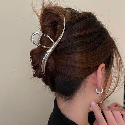 Överdimensionerade Pearl Wave Grip-huvudbonader för kvinnor