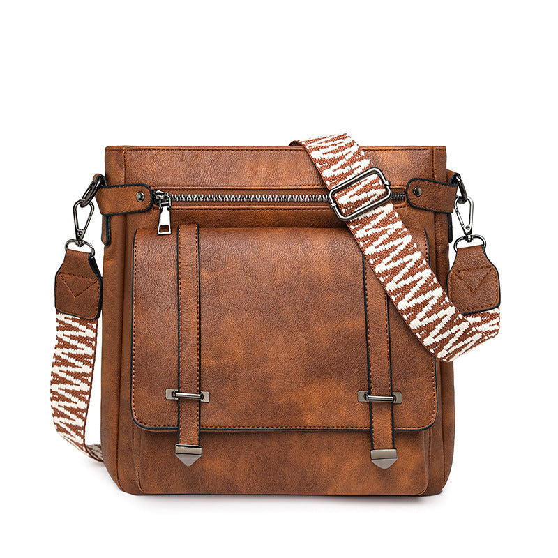 Damväska med axelväska och stor kapacitet, flera fickor