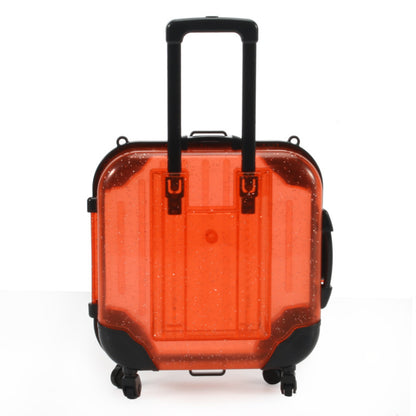 Barnens enkla tecknade mini-resväskeformade förvaringslåda