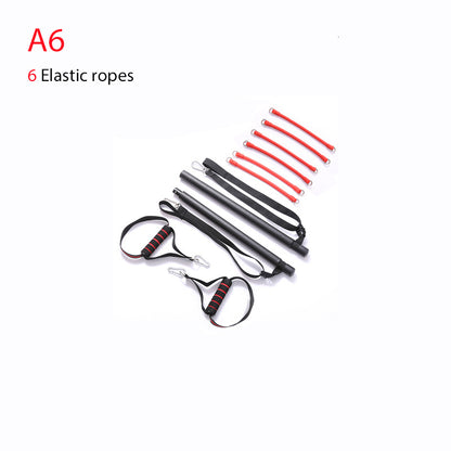 Body Workout Trainerstång med motståndsband Gummispännen