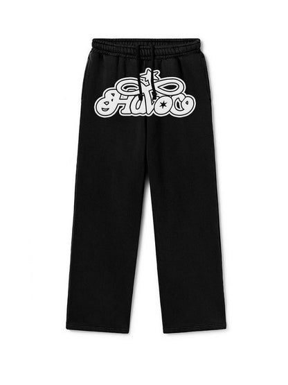 Stilig man enfärgad huvtröja med bokstavstryck