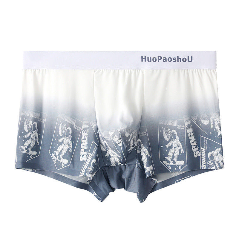 Moderiktiga personliga herrshorts med tryck