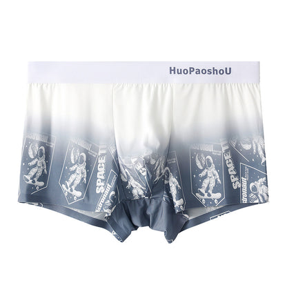 Moderiktiga personliga herrshorts med tryck