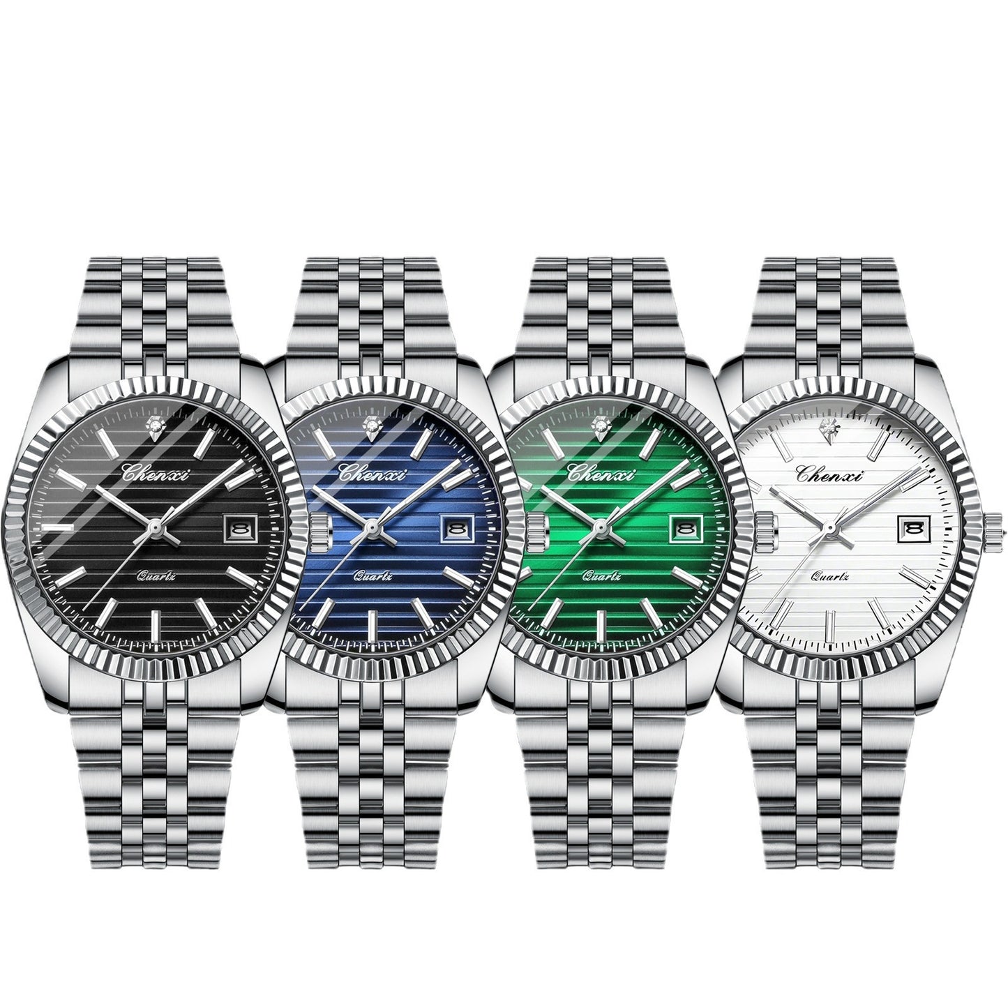 Affärskalender Lysande Vattentät Quartzklocka