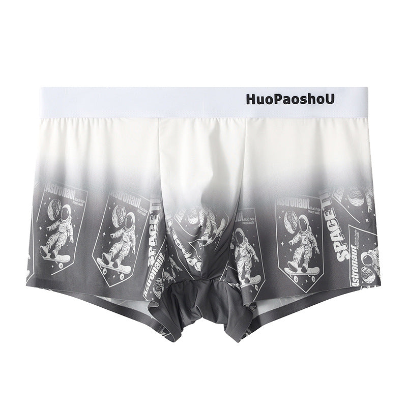 Moderiktiga personliga herrshorts med tryck