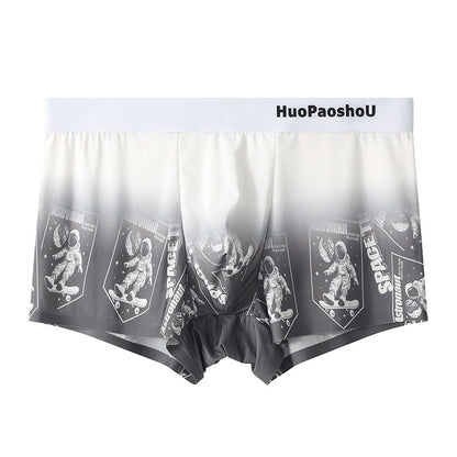 Moderiktiga personliga herrshorts med tryck