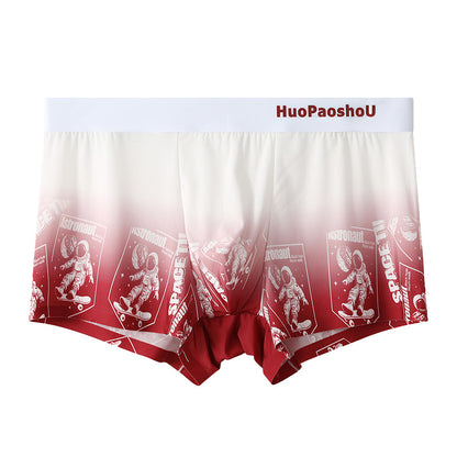 Moderiktiga personliga herrshorts med tryck