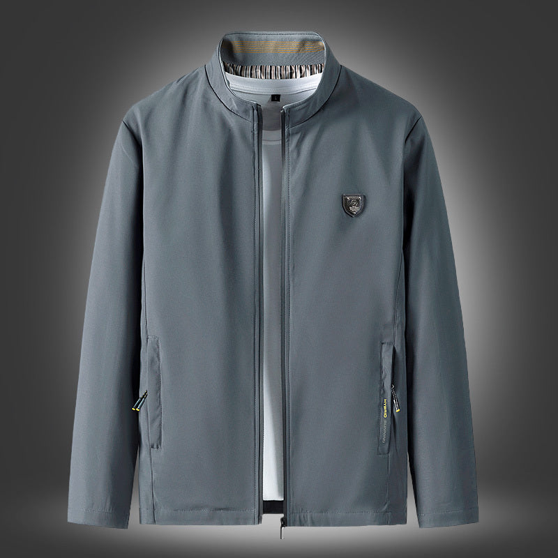 Medelålders herrjacka i bomull plus sammetförtjockning