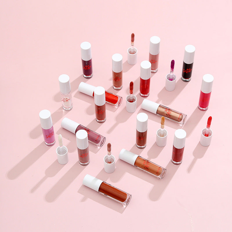 Solid Jelly Lipstick Kristall Läppbalsam Vattenvåg Spegel Läppglans Långvarig Återfuktande Läppglaze Läppvård Smink