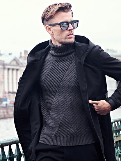 Herrjacka Mellanlång Casual Herr Vindjacka