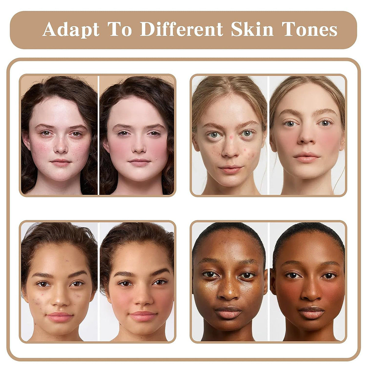 Gränsöverskridande TEMU Amazon Hot 12-färgad Rougeplatta Matt Skimmer Högblank Flerfärgad Cream Rougeplatta