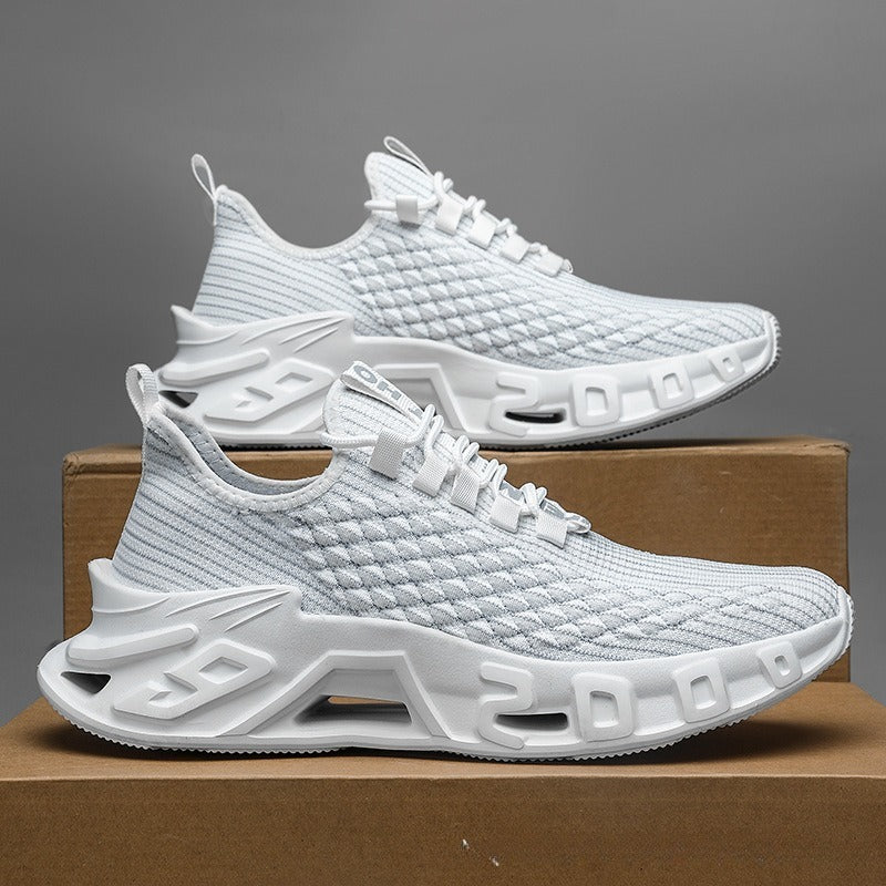 Plus Size Andningsbar Mesh Yta Populära Fritidssporter Löparskor Herrskor