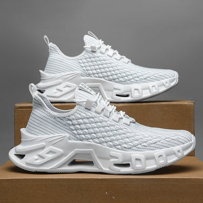 Plus Size Andningsbar Mesh Yta Populära Fritidssporter Löparskor Herrskor