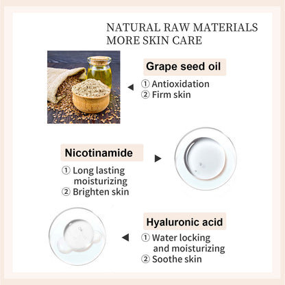 EELHOE Pre-Makeup Primer, en återfuktande, döljande, huduppljusande och len pre-makeup foundation