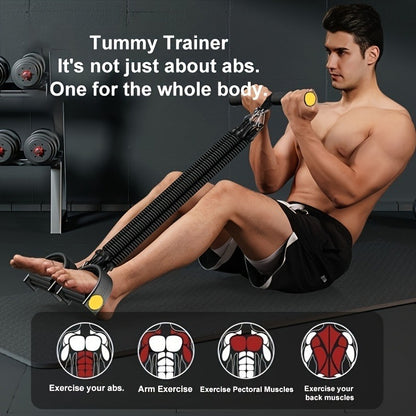 En uppsättning justerbara motståndsband med fotpedaler och handtag, hög motståndsnivå, fallsäkra, lämpliga för fitnessträning, kroppsstretchning och magmuskelövningar.