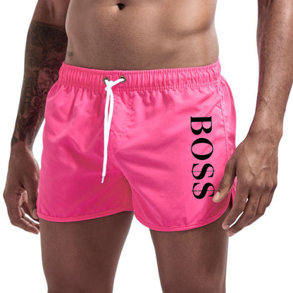 Herrmode Flerfärgade Sportstrandshorts
