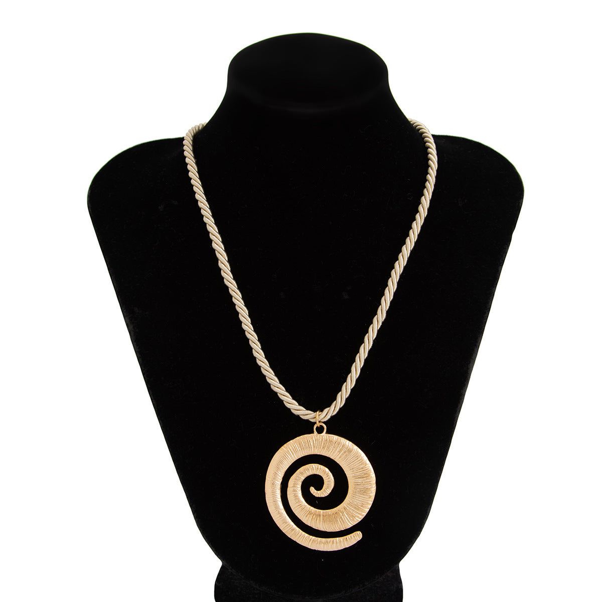 Hip Hop Ins Metall Conch Kors Halsband