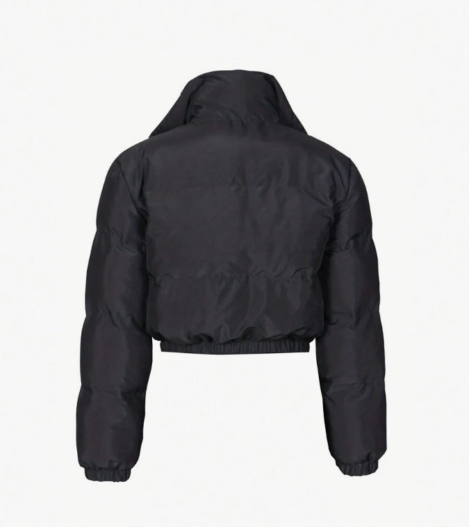 Kvinnors europeisk och amerikanska stil med kort krage och dragkedja