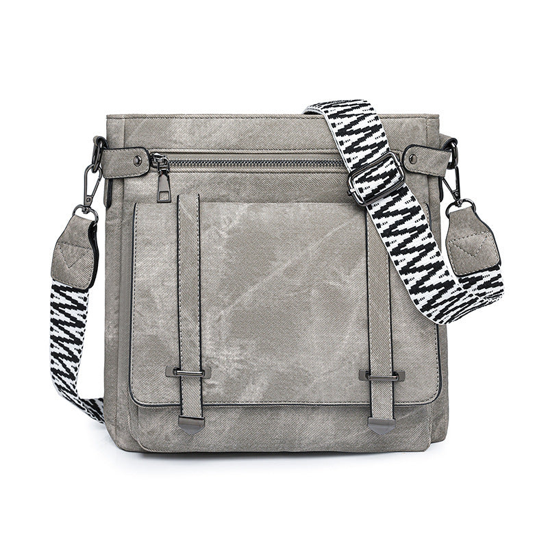 Damväska med axelväska och stor kapacitet, flera fickor