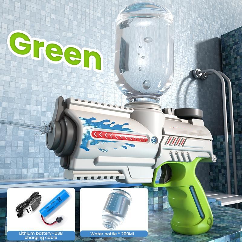 Sommarvattenpistol Högteknologisk automatisk vattenblötläggningspistol Stor kapacitet Barn Vuxen Sommarpool Strand Utomhusleksak