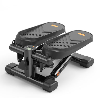 Nedladdningar av CD-skärm Hemmakontorsträning Mini-stepmaskin med kapacitet på 330 pund, motståndsband och LCD-skärm
