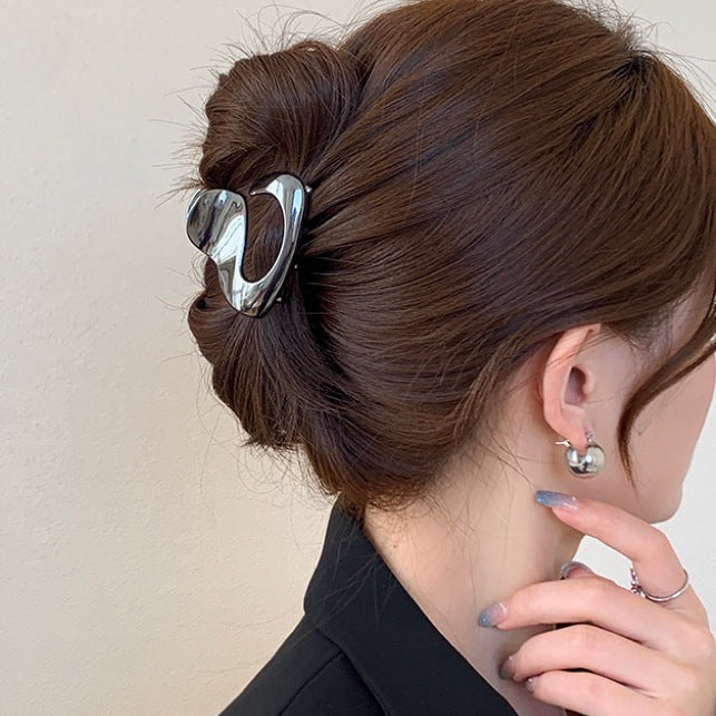 Överdimensionerade Pearl Wave Grip-huvudbonader för kvinnor