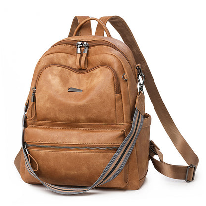 Lätt flickryggsäck med stor kapacitet i retrostil