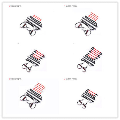 Body Workout Trainerstång med motståndsband Gummispännen