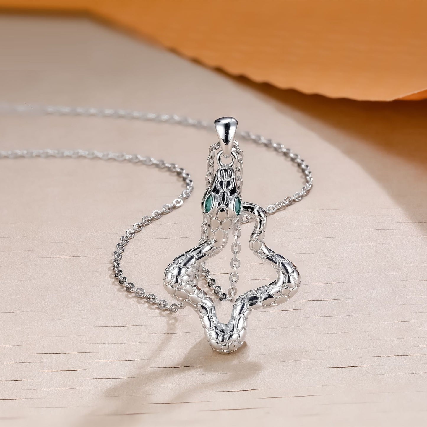 Ormmönster Smycken Personlig Design Mode Ornament Halsband