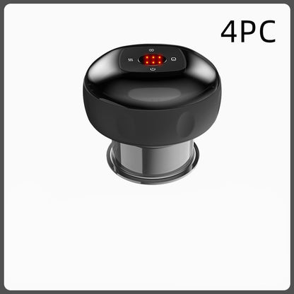 Elektrisk vakuumkoppning massagekroppskoppar anti-celluliter terapimassageapparat för kropp elektrisk guasha skrapning fettförbränning bantning