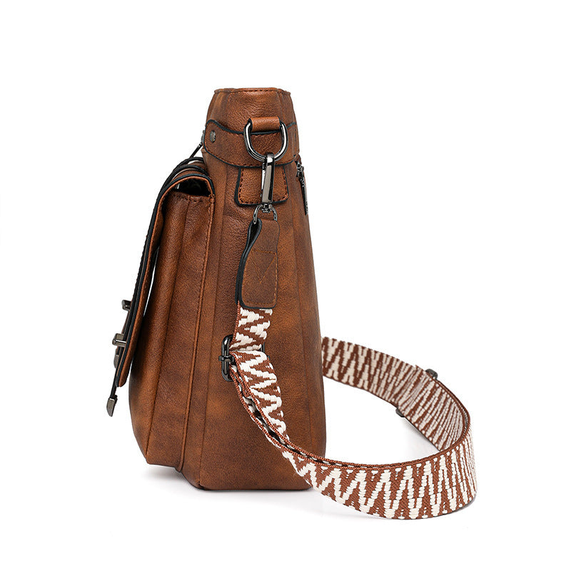 Damväska med axelväska och stor kapacitet, flera fickor