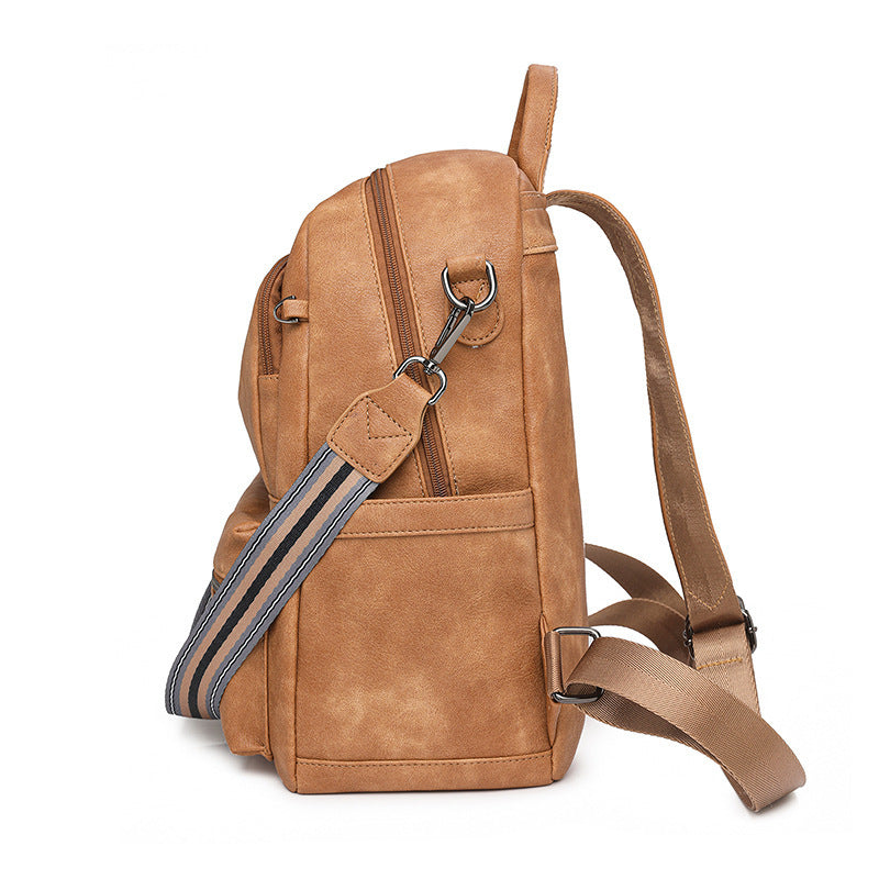 Lätt flickryggsäck med stor kapacitet i retrostil