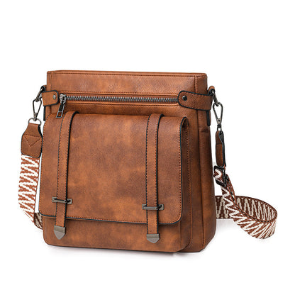 Damväska med axelväska och stor kapacitet, flera fickor