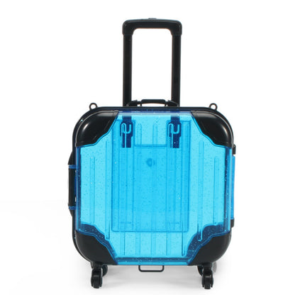 Barnens enkla tecknade mini-resväskeformade förvaringslåda