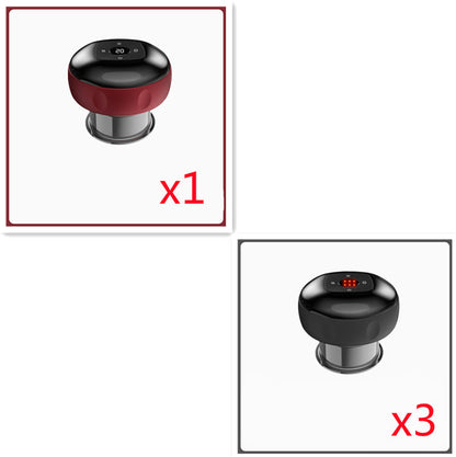 Elektrisk vakuumkoppning massagekroppskoppar anti-celluliter terapimassageapparat för kropp elektrisk guasha skrapning fettförbränning bantning