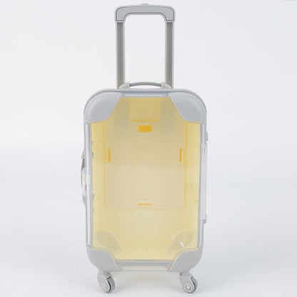 Barnens enkla tecknade mini-resväskeformade förvaringslåda