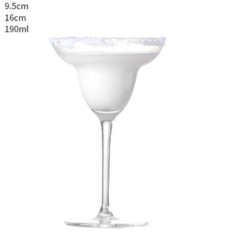 Kreativt cocktailglas i glas